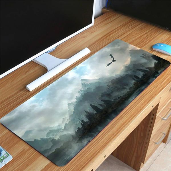 

cgjxs70x30cm tes mouse pad host computer stand -alone game mouse mat for the elder scrolls v skyrim large gaming mousepad t190628