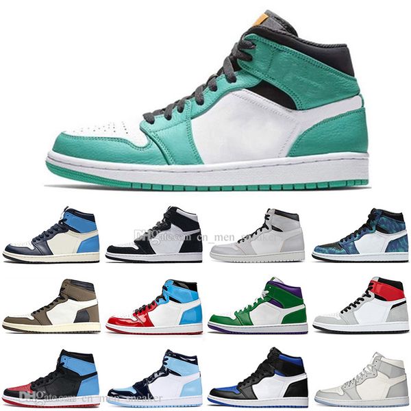 

1 high obsidian бесстрашные эдисон чен clot unc mens basketball обувь tie-dye 1s light дымковый gym red радужные мужчины женщины спортивные, White;red