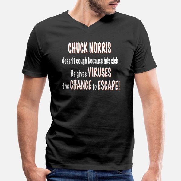 

chuck norris: viruses escape white t shirt men custom 100% cotton s-3xl leisure anti-wrinkle funny casual spring autumn letters shirt