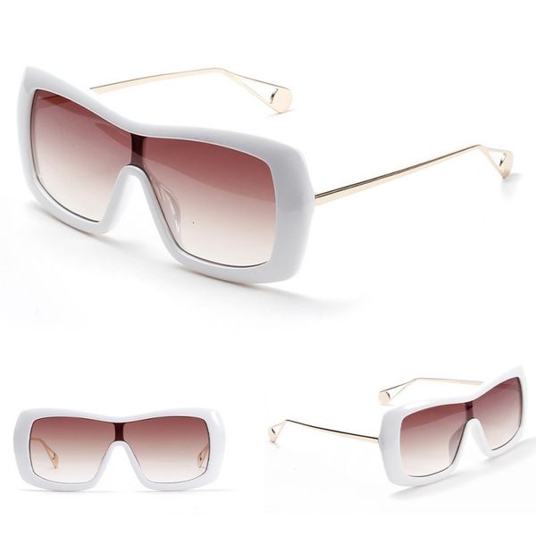 

women sunwear fashion style popular semi-metal square retro sunglasses multi-color new try glasses mirror plastic fekb, White;black