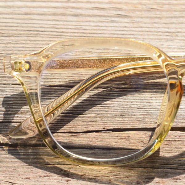 

anti blue light glasses vintage acetate eyeglass frames light full rim men women 2557, Black