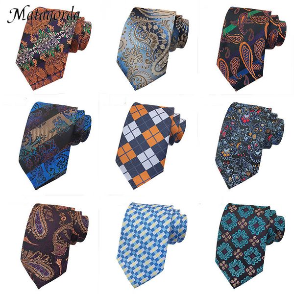 

silk tie men necktie 8cm paisley flower jacquard weave tie dress up gravata business casual neckwear men gift, Black;gray
