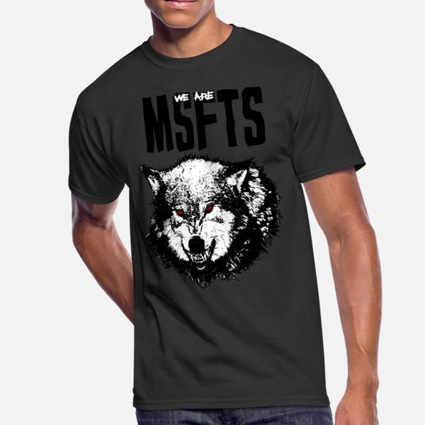 

wearemsfts pack of misfits logo t shirt men design 100% cotton o-neck gents sunlight casual summer style formal shirt