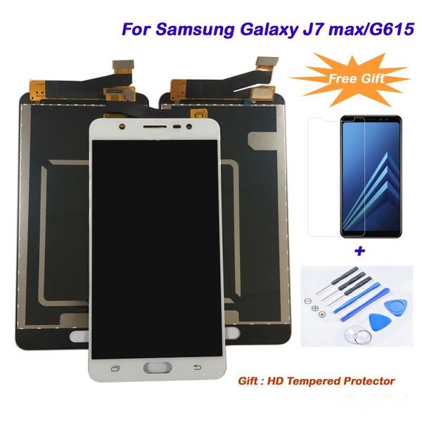 

for samsung galaxy j7 max lcd replacement display lcd touch screen display digitizer touch assembly for samsung g615 repair tools