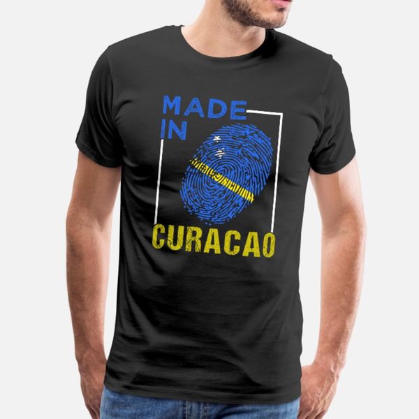 

curacao t shirt men design 100% cotton round neck natural crazy fashion spring autumn cool shirt