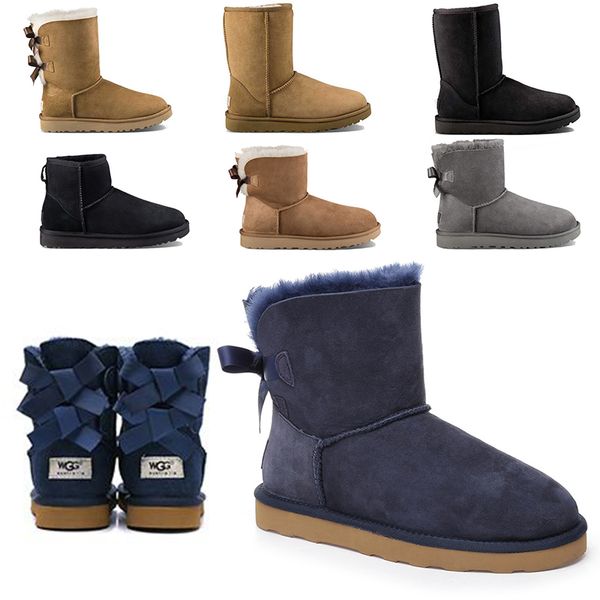 

2020 new winter snow boots size 36-40 women's shoes traditional australian women's boots wgg cowhide leather ankle boots warm and