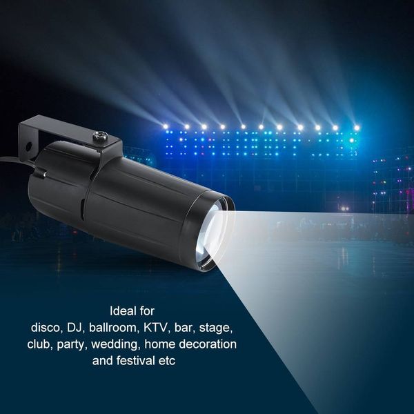 

de stock 3w led beam spotlight stage disco pub party light effect pinspot lights for wedding festival