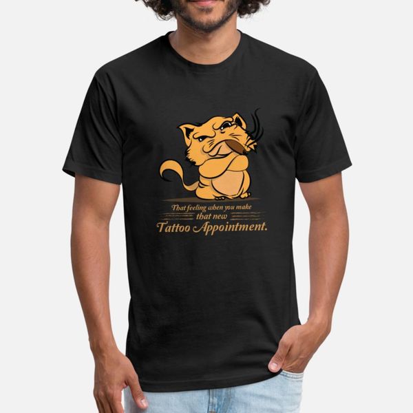 

cat tattoo design for татуированная и исполнитель t shirt men отпечатано 100% хлопок o шея оригинал симпатичные мода лето новизна рубашка