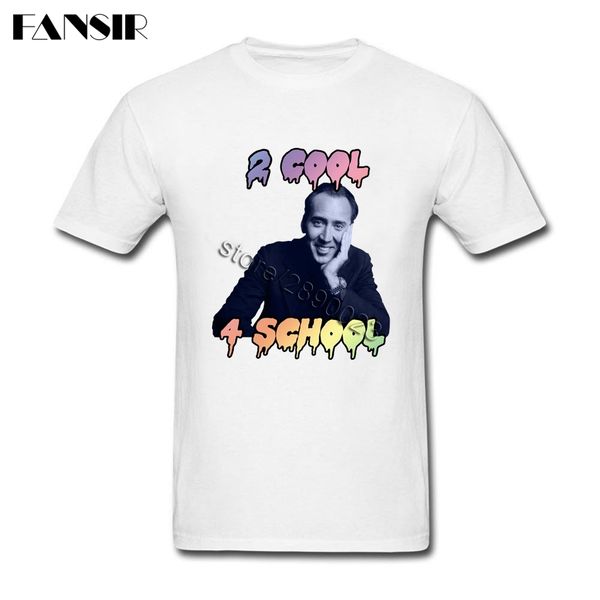 

personality men t-shirts nicolas cage short sleeved 100% cotton o neck t shirt for male tee shirt