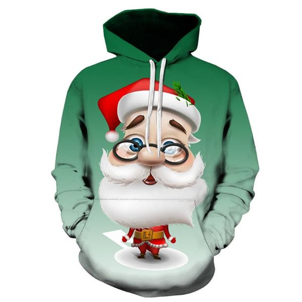 

Sweatshirt Men's Sweatershirt 3D Printed Christmas Pullover Long Sleeve Hoodies Men Sweatshirt Mens Hoodies