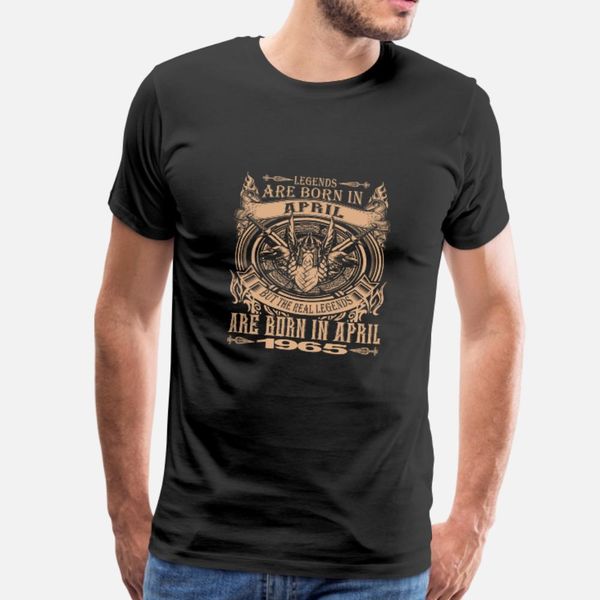 

легенды рождаются в crew 1965 тенниска мужчину настройка хлопок шея trend интересных повседневной весна осень семья рубашке, White;black