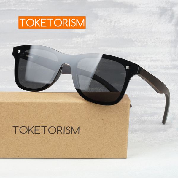 

sunglasses toketorism mens brand designer wood polarized shades for women 4051, White;black
