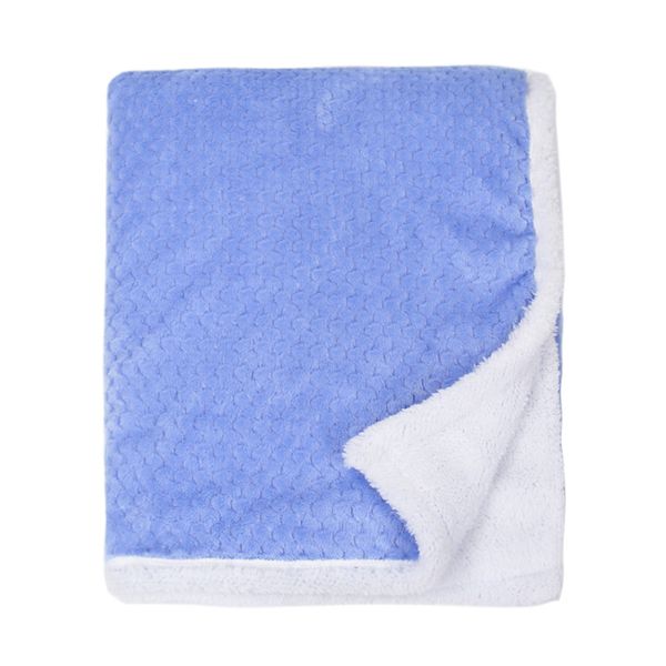 

102*76cm baby warm blanket solid kids home bedding blanket spring autumn