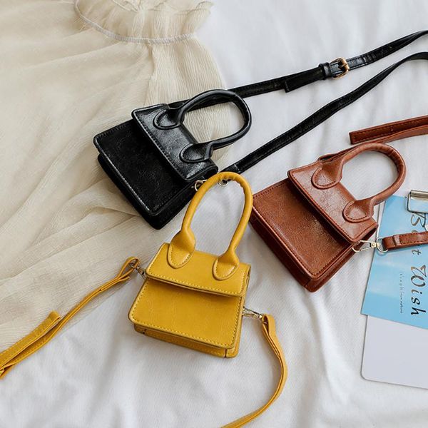 

solid color mini кожа pu crossbody сумка для женщин сумки на ремне телефона губной помады держатель моды сумки кошелек съемный ремень