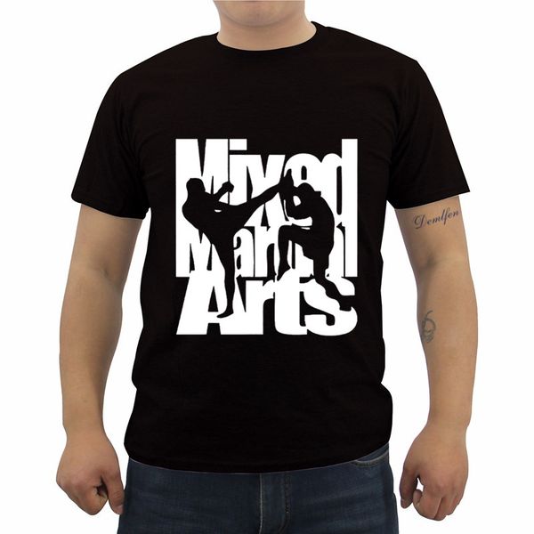

new summer fashion men's short sleeve t-shirt mixed martials karate t shirt casual male cotton shirts cool tees streetwear