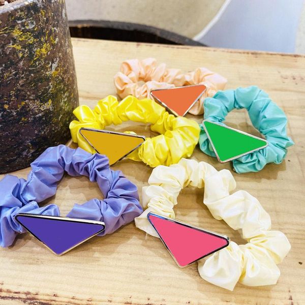 

fashion fabric hair accessories for women sweet pink scrunchies wedding bridal hair accessories girls hair ties