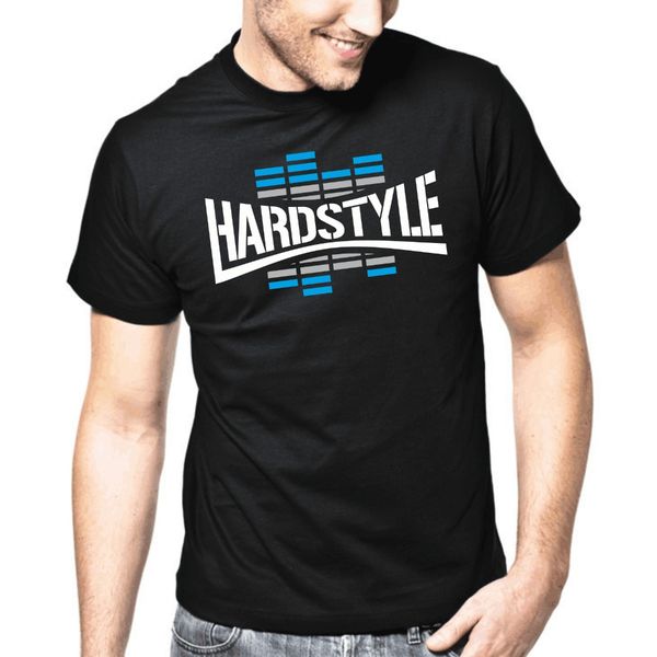 

men designer clothes new fashion men's t shirt hardstyle blue eq classic style dj equalizer music custom tees shirts