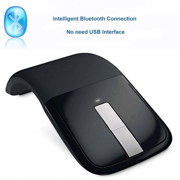 

second-generation folding wireless mouse ultra-thin touch arc touch mouse portable and easy to carry plug and play