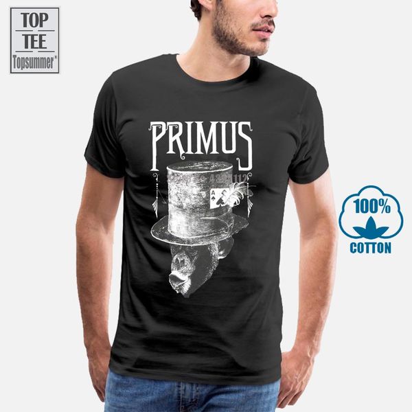 

authentic primus monkey in hat slim fit t shirt coal s m l xl new sale 100 % cotton t shirt