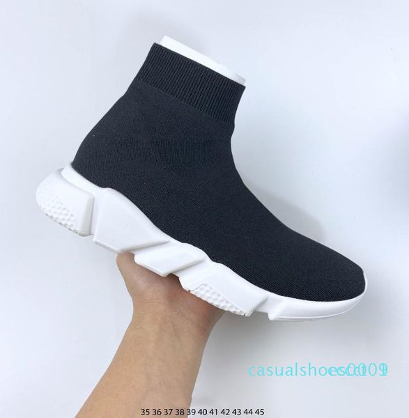 

2019 new balanciaga shoes lovers big size womens and men thicken bottom increase height running shoes jogging sneakers designer ct01, Black