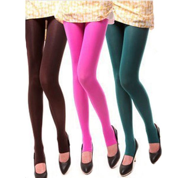 

women spring autumn winter tights burnish opaque pantimedias candy color collant femme tight medias ladies casual pantyhose, Black;white