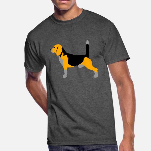 

бигль триколор t shirt men отпечатано с коротким рукавом o-образным вырезом fit graphic смешной summer уникальная рубашка