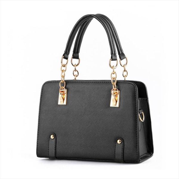 

women shoulder bags female pu leather handbag sac a main for lady handbags designer tote bag dark blue pink