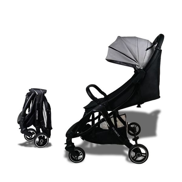 

strollers# derest baby trolley with portable and fast receipt can sit on reclining aluminium alloy frame