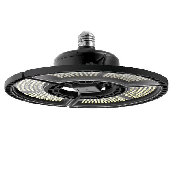 

E27 LED Deformable Folding Garage Lamp Super Bright Industrial Lighting 60W 80W 100W UFO High Bay Industrial Lamp for Warehouse