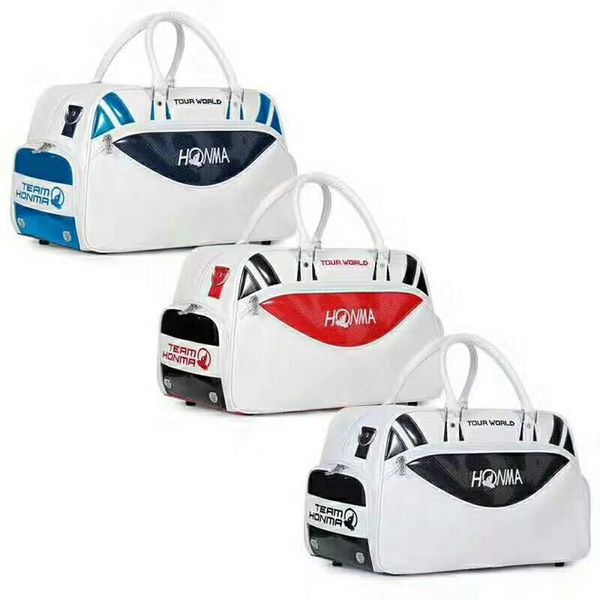

2020 honma golf boston bag high-end pu golf clothing bag