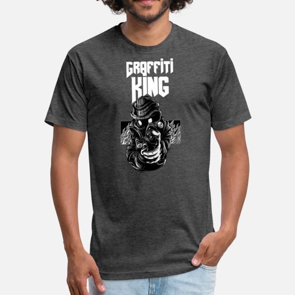 

graffiti king tagger spray paint can design t shirt men sunlight 100% cotton o neck male sunlight comfortable summer letter