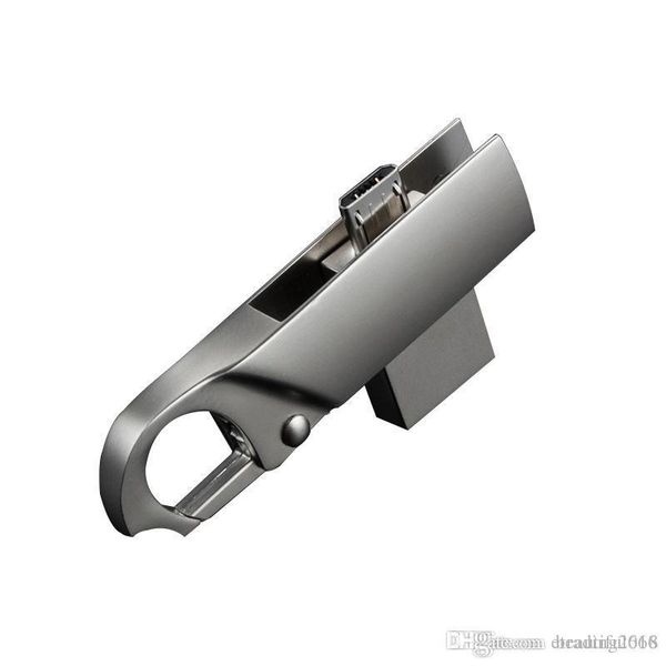 

cgjxsfashion design real capacity new swivel 64gb metal usb otg flash drive memory thumb key stick pen storag