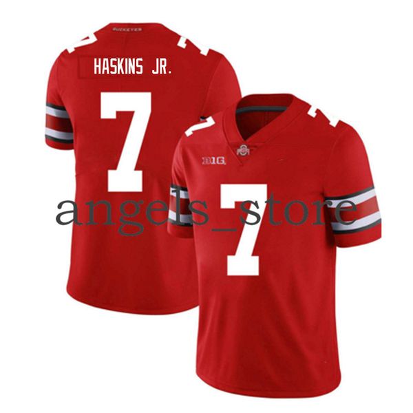 

dwayne 7 haskins jr ohio state buckeyes university joe 9 burrowÂ ncaa saquon 26 barkley american football jersey colin 7 kaepernick 97 bosa, Black
