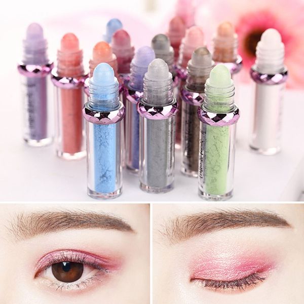 

women waterproof highlighter ball eyeshadow pencil cosmetic glitter eye shadow eyeliner pen eyebrow color pencil