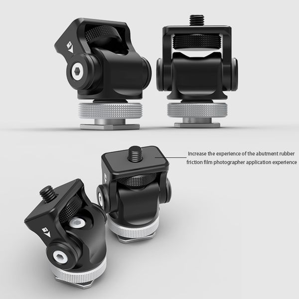 

tripod heads adjustable bracket mount holder on-camera monitor stand 1/4'' screw for video camera fill light flash