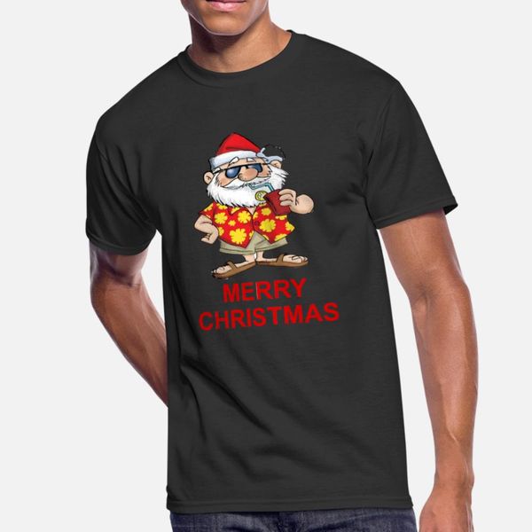 

merry christmas in july t shirt men knitted short sleeve round collar vintage cute humor spring natural shirt