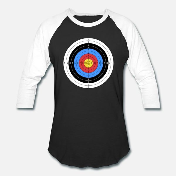 

archery and gun range target practice graphic t shirt men designs cotton round collar clothing interesting new style spring autumn shirt