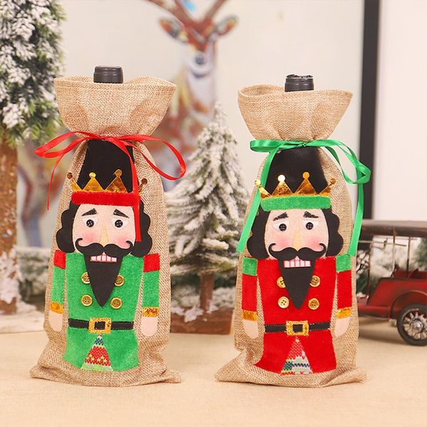 

новый ноэль рождество navidad merry украшения patimate год natal счастливого рождества обложка украшение бутылки льняное для 2021 2020 home