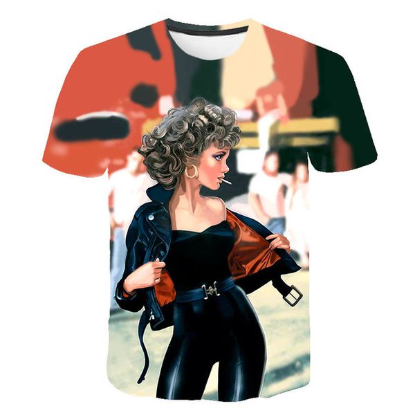 

print star singer printed 3d print shirts oversized graphic humor men clothing