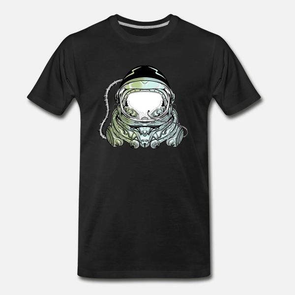 

cyberpunk astronaut helmet t shirt men personalized 100% cotton s-3xl leisure anti-wrinkle humor summer pattern shirt