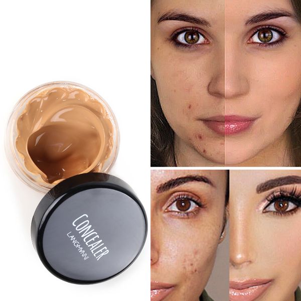 12ml Concealer Beleza Maquiagem Rosto Ocultar Blemish Marca Concealer Foundation completa Tampa Líquido Corretivo