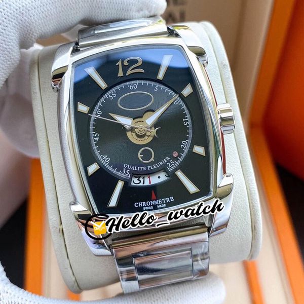 

new kalpa grande qf big date pf010240.01 black dial hk automatic mens watch stainless steel bracelet limited editions watches hello_watch, Slivery;brown