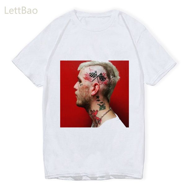 

lil peep мужчины женщина t-shirt harajuku hip hop streetwear хлопок vogue топы tee летней одежда унисекс короткий рукав футболка подарочной