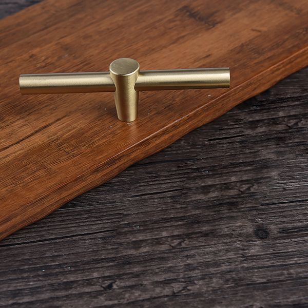 

door pull hardware dresser cupboard handle bedroom bar pure copper cabinet knob