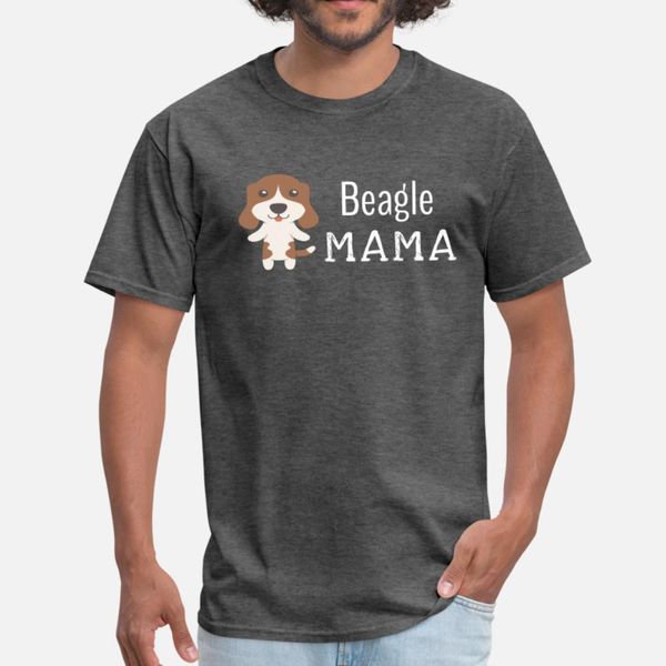 

бигль мама тенниски мужчины дизайнер с коротким рукавом s-xxxl trend cute дышащего летом стиль природных рубашка