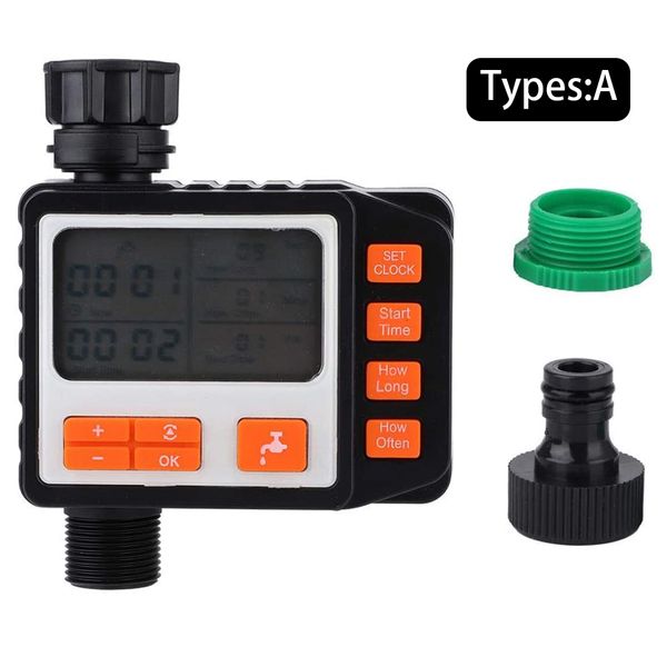 

lcd display patio watering system timer home outdoor garden farm drip irrigation