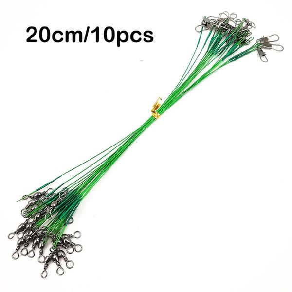 10pcs-green-20cm - Tippet