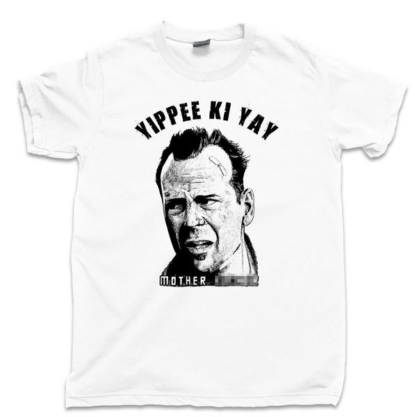 

yippee ki yay мать тенниска die hard джон маклейн фильм tee моды одежда мужская тенниска новые 3d printed прохладный наступательных рубашки