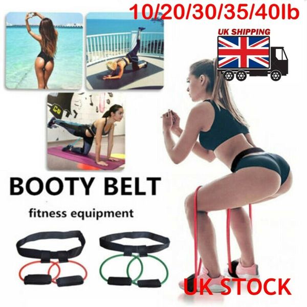 

men women fitness resistance bands yoga workout exercise crossfit tube uk