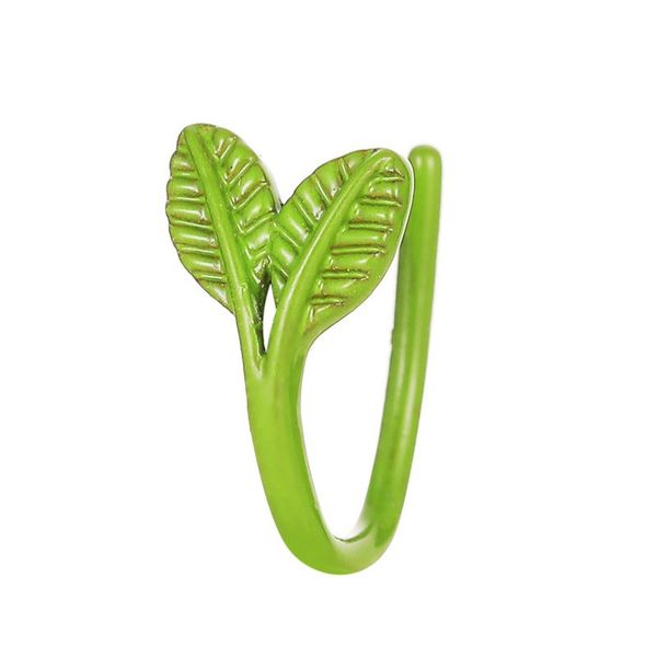

30pcs/lot korean simple leaf ear cuff u-shaped plant tree ear clip women no hole copper earrings fashion silver accessories